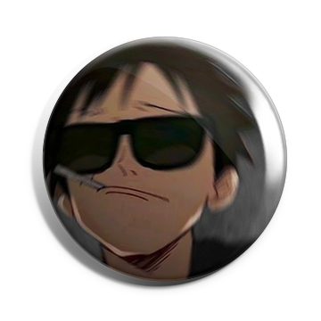 Luffy (One piece) Brooch