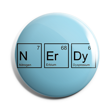 NERDY Brooch