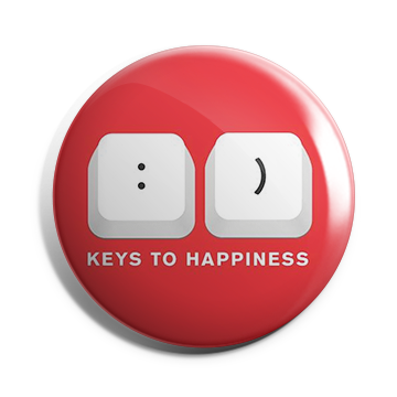 Key to Happiness Brooch