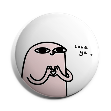 Ketnipz love ya Brooch