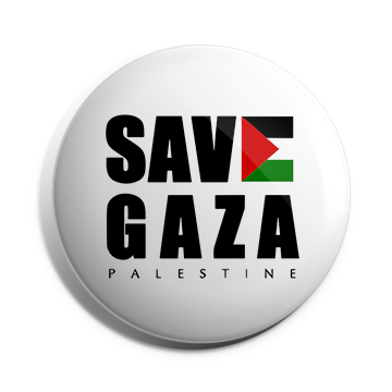 Save Gaza Brooch
