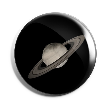 Saturn Brooch