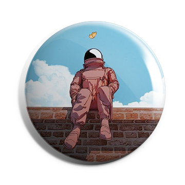 Astronaut Brooch