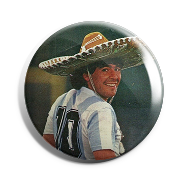 Maradona Brooch