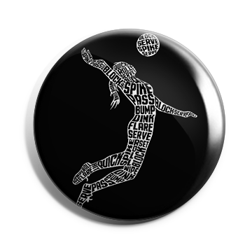 Basketball Brooch