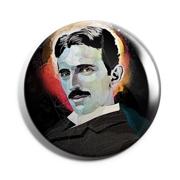 Tesla Brooch