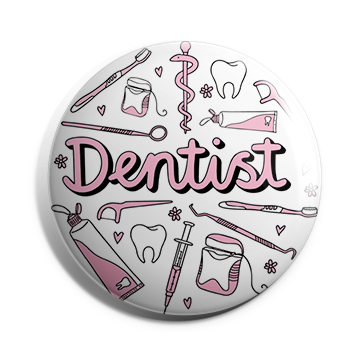 Female Dentist Brooch