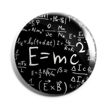 E=mc2 Brooch