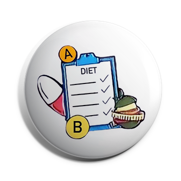 Diet Brooch