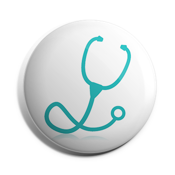 Stethoscope Brooch
