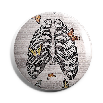 Rib cage Brooch