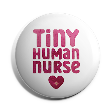 Tiny Human Nurse Brooch