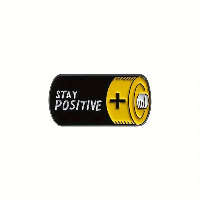 Stay Positive Enamel Pin