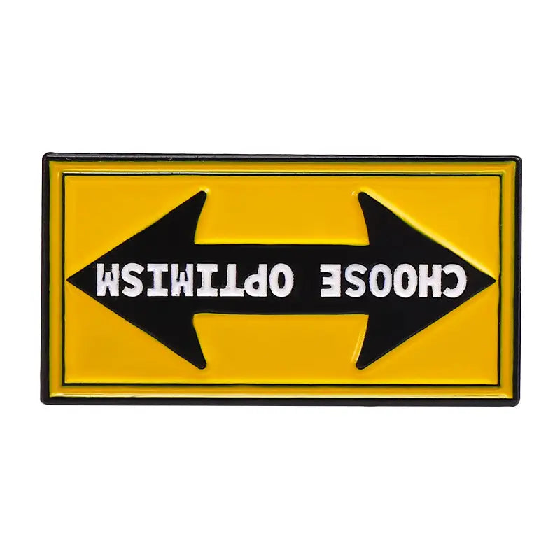 Choose Optimism Enamel Pin