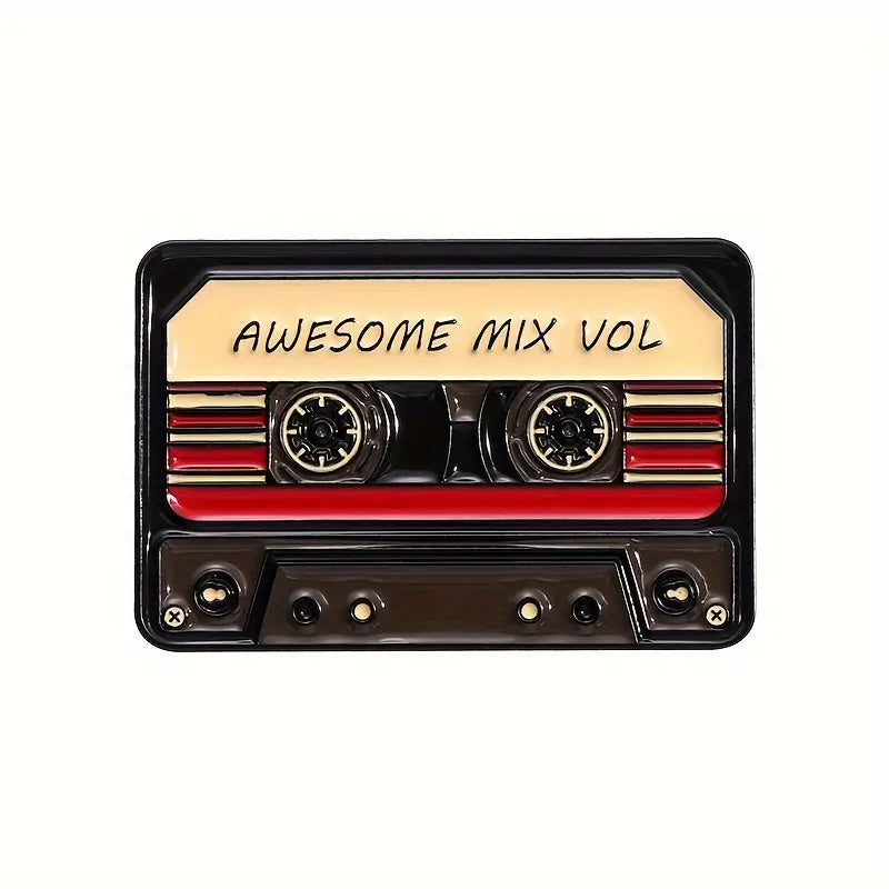 Awesome Mix Vol Cassette Enamel Pin