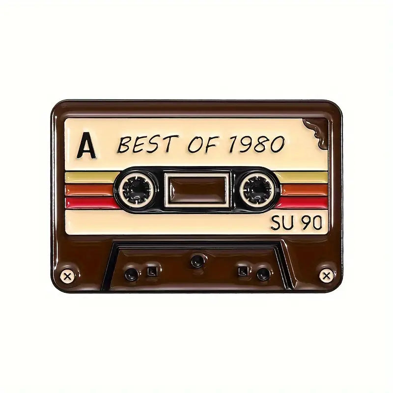 Best of 1980 Cassette Enamel Pin