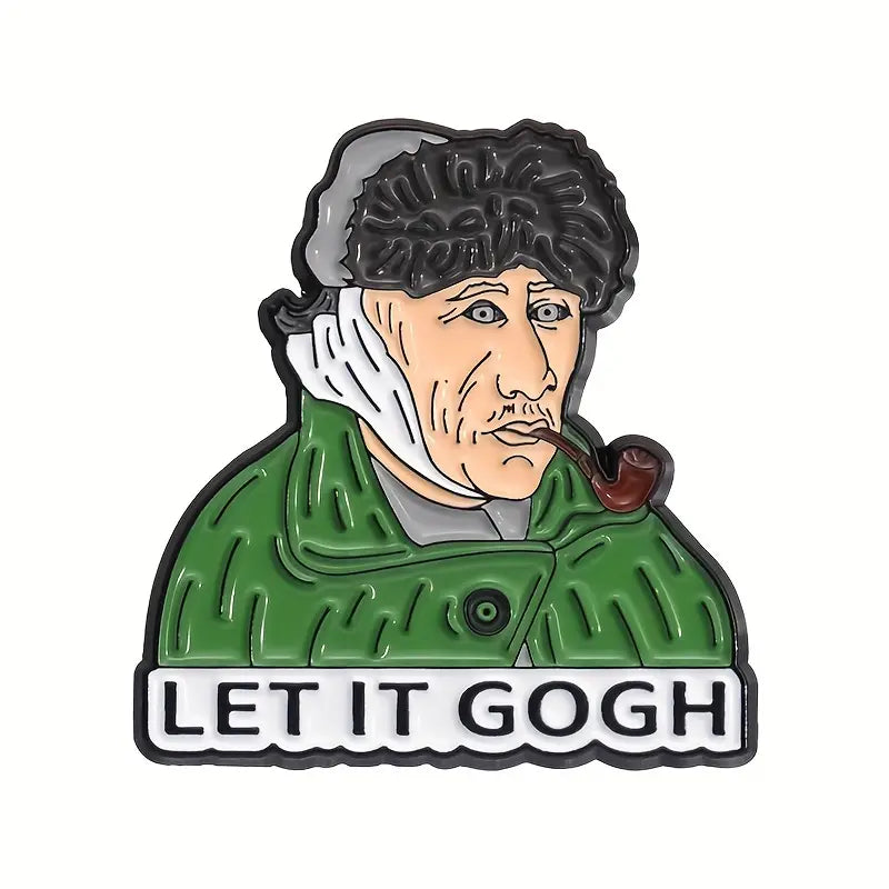 Let it Gogh Enamel Pin