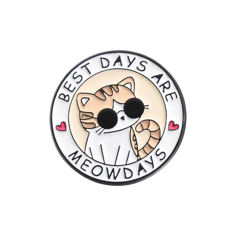 Best Day Cat Enamel Pin