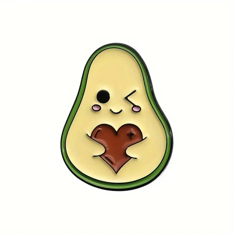 Avocado Love Enamel Pin