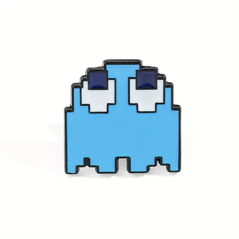 Pac-Man Blue Enemy Enamel Pin