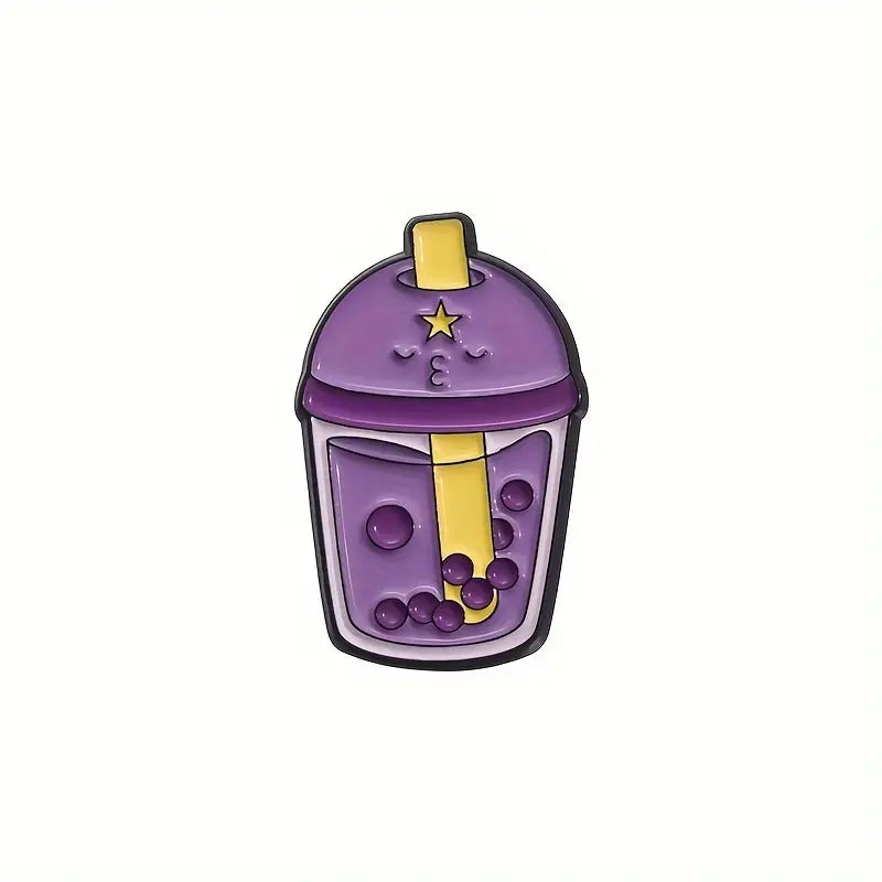 Lumpy Space Princess Milk Tea Cup Enamel Pin