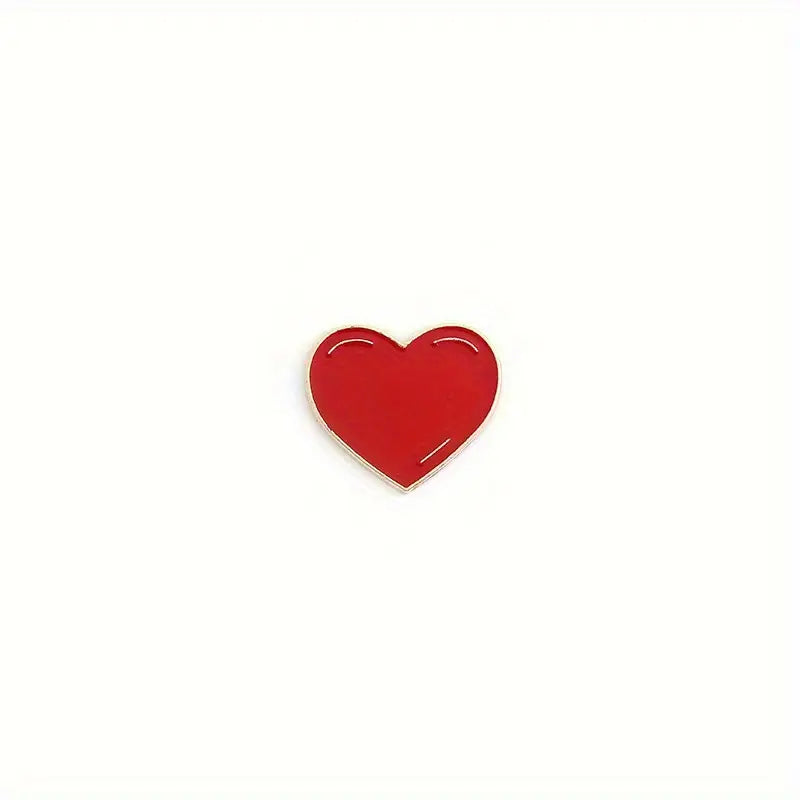 Red Heart Enamel Pin