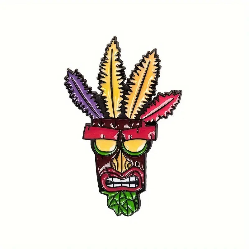 Aku Aku Crash Bandicoot Enamel Pin