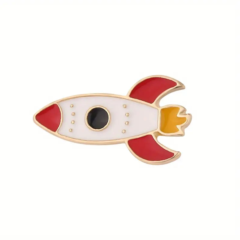 Rocket Enamel Pin