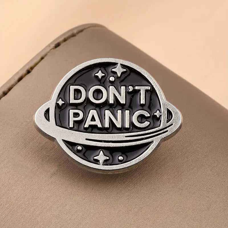 Don't Panic Enamel Pin
