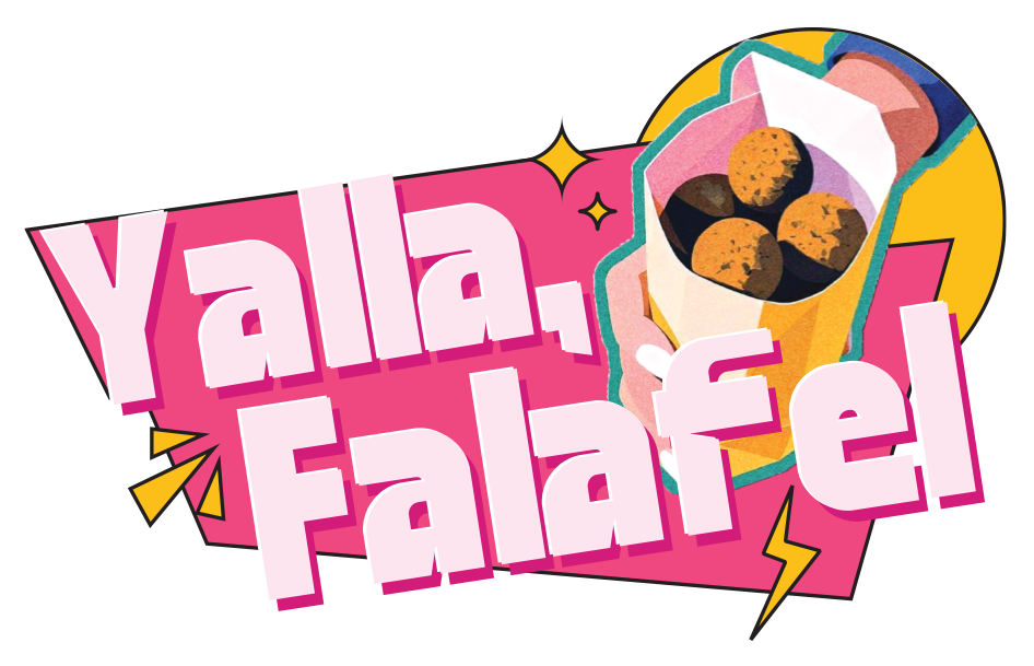 Sticker Yalla Falafel