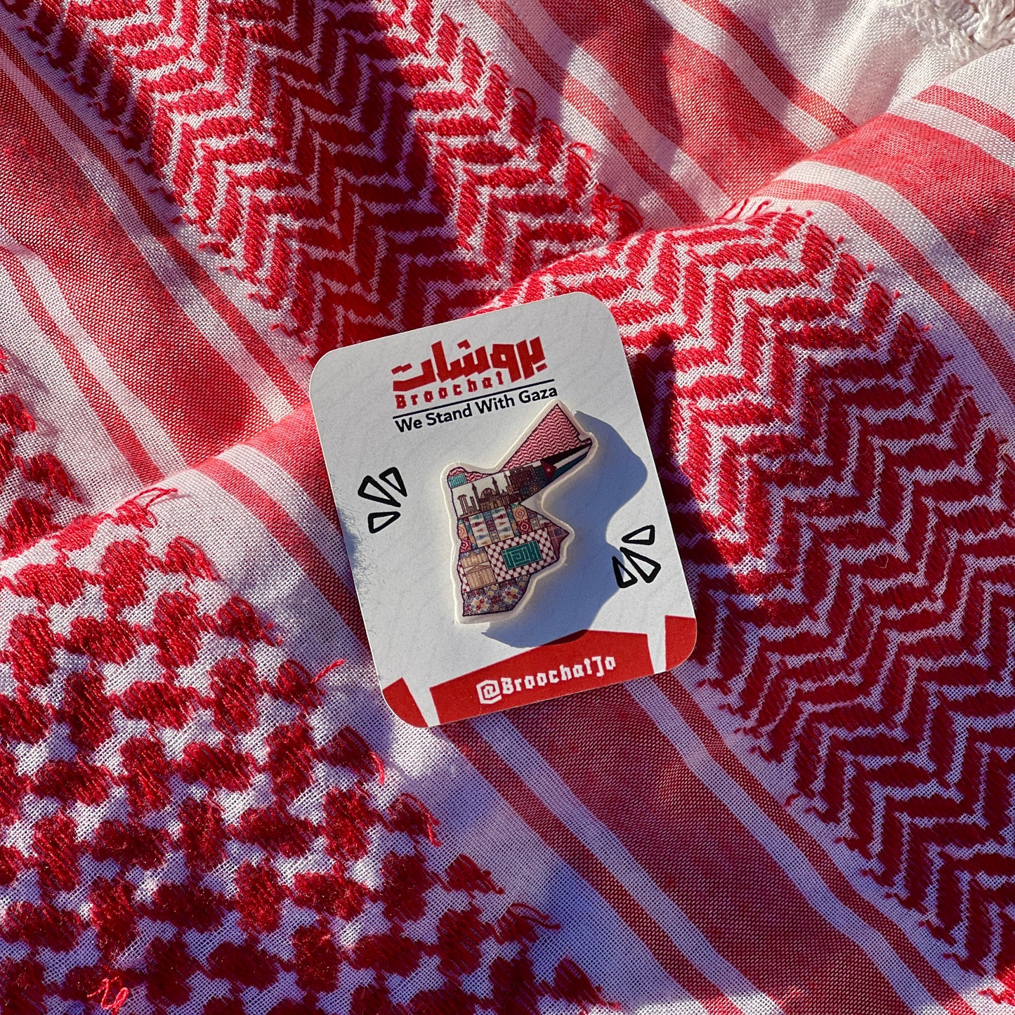 دبوس خريطة الاردن (مدن)