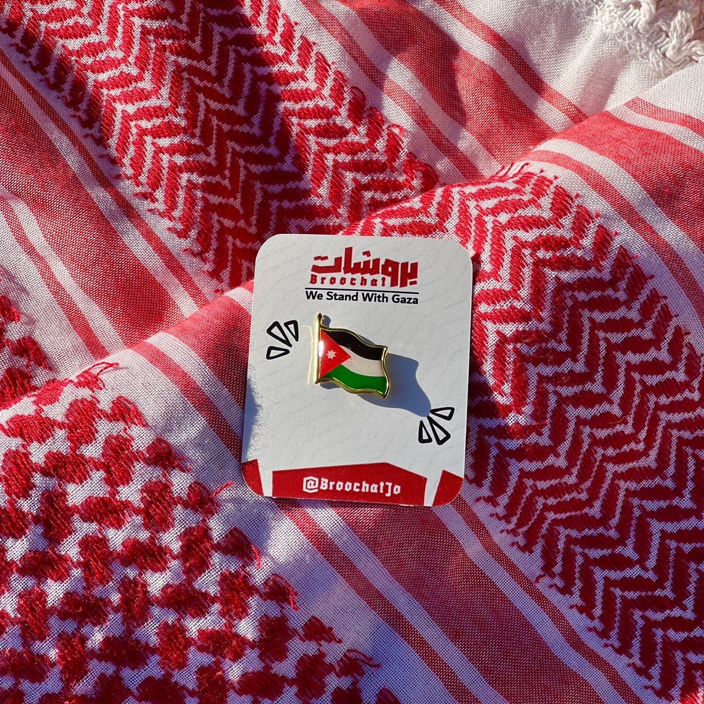 دبوس علم الأردن