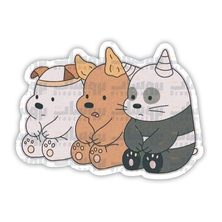 ستيكر الدببة الثلاثة