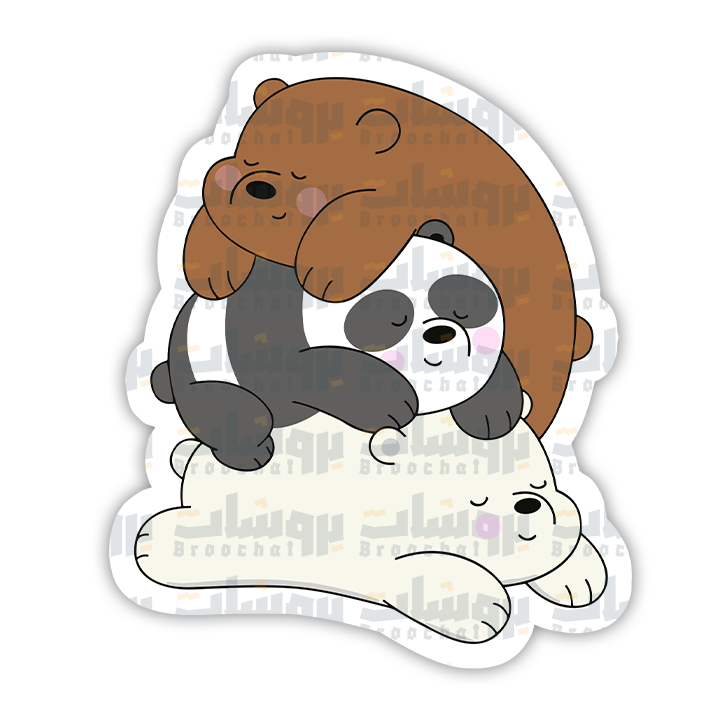 ستيكر الدببة الثلاثة