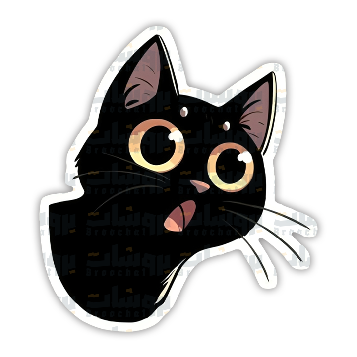 Black Cat Sticker