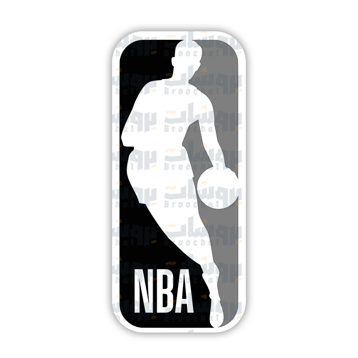 NBA Sticker (white & black)