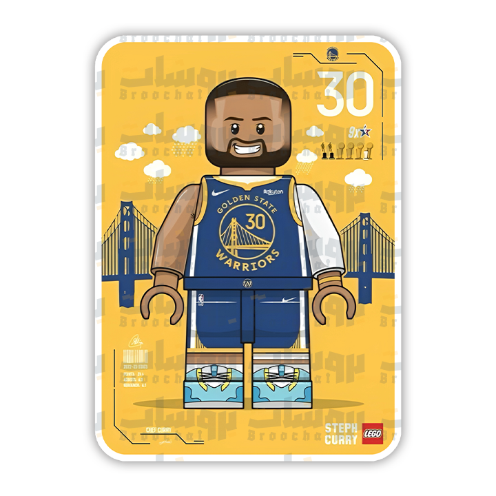 Stephen Curry Lego Sticker