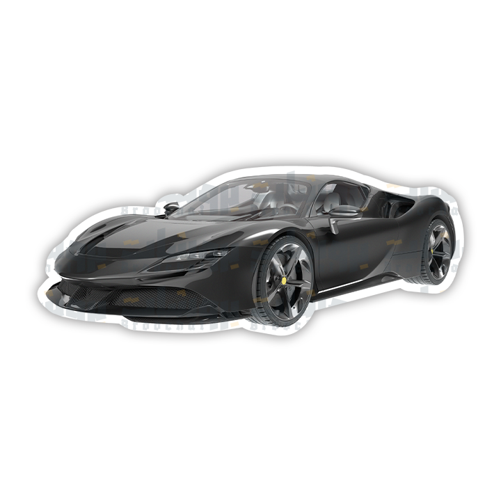 ferrari sf90 black Sticker