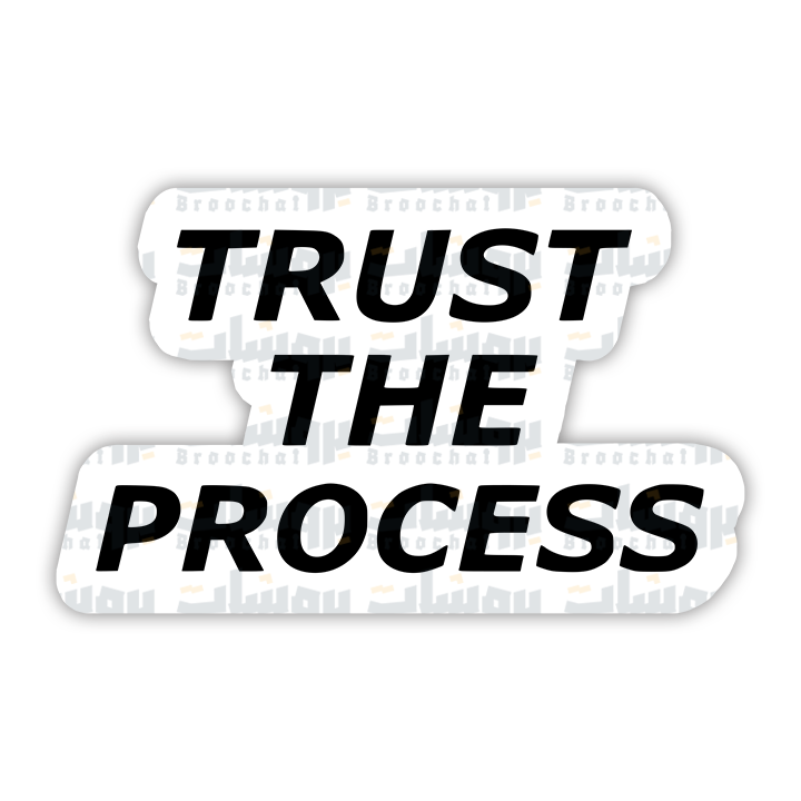 TRUST THE PROCESS Sticker