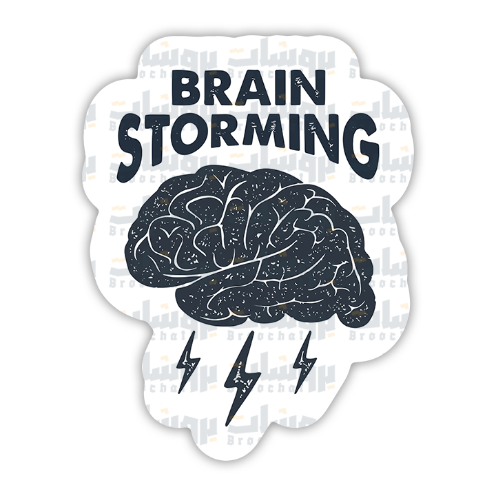 Brain Storming Sticker