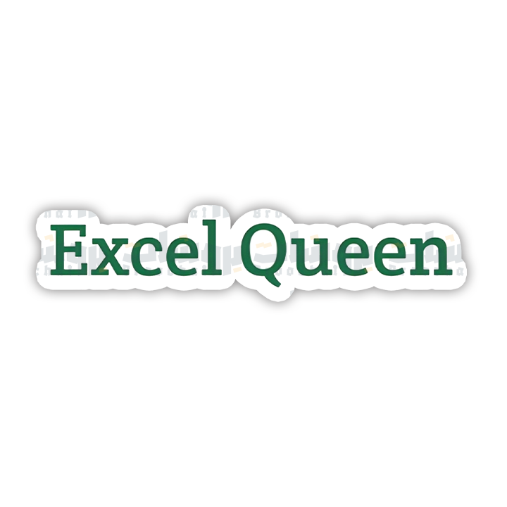 Excel Queen Sticker