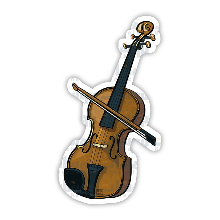 Violin Sticker
