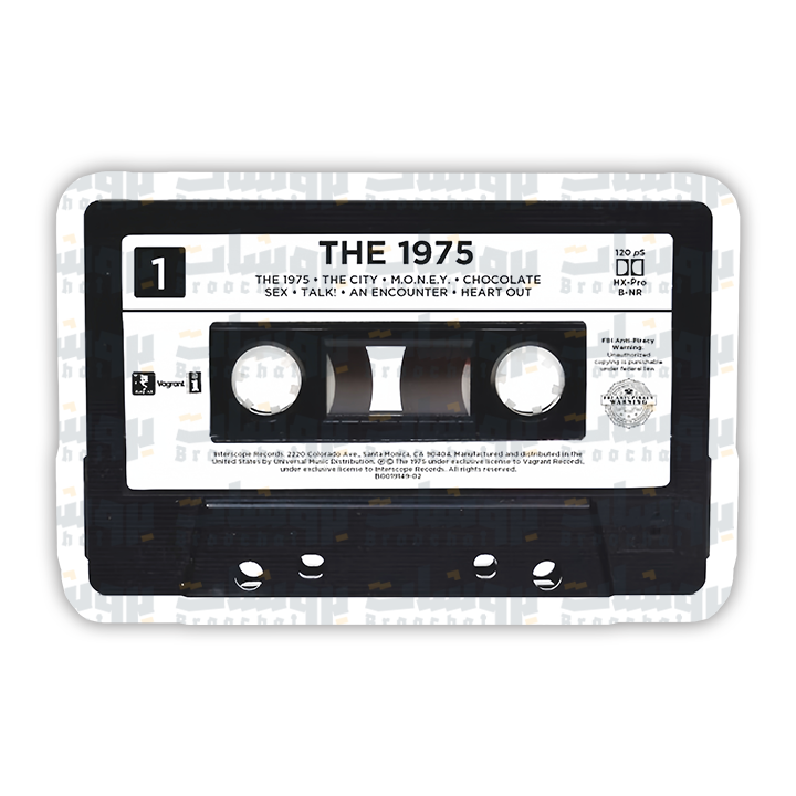 The 1975 Cassette Sticker