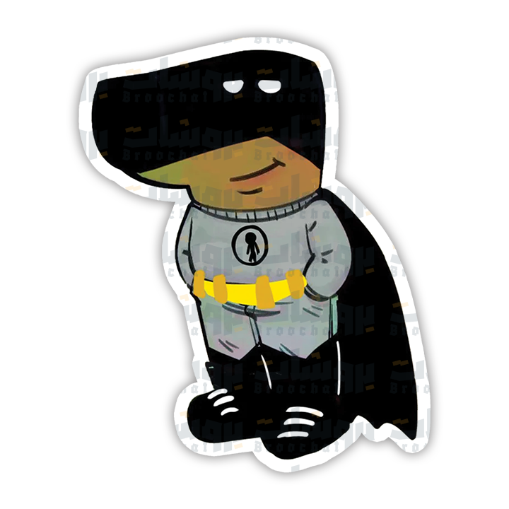 Chill Guy (Batman) Sticker