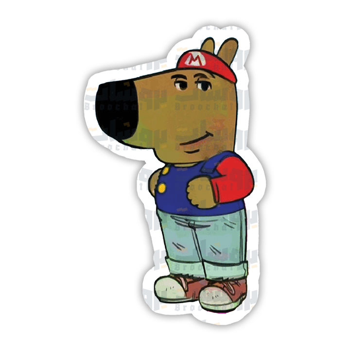 Chill Guy (Super Mario) Sticker