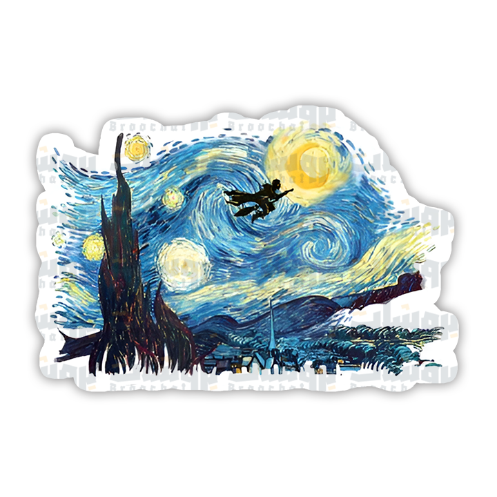 The Starry Night Sticker