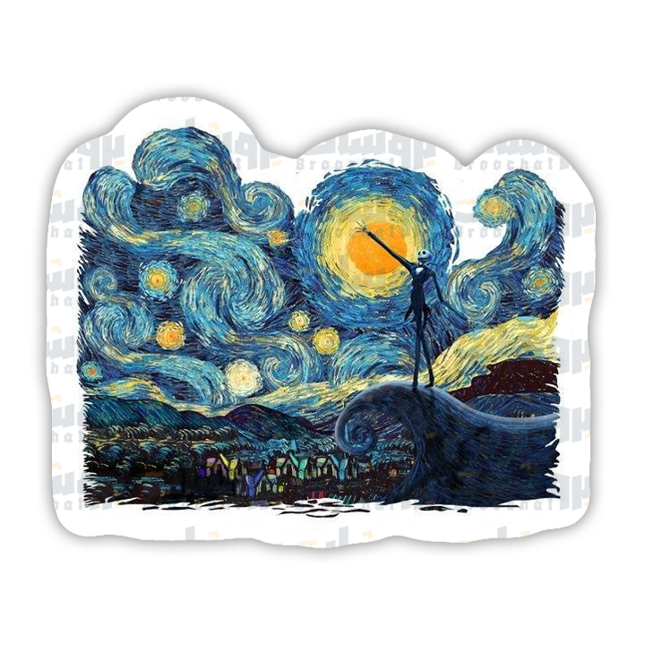 The Starry Night Sticker