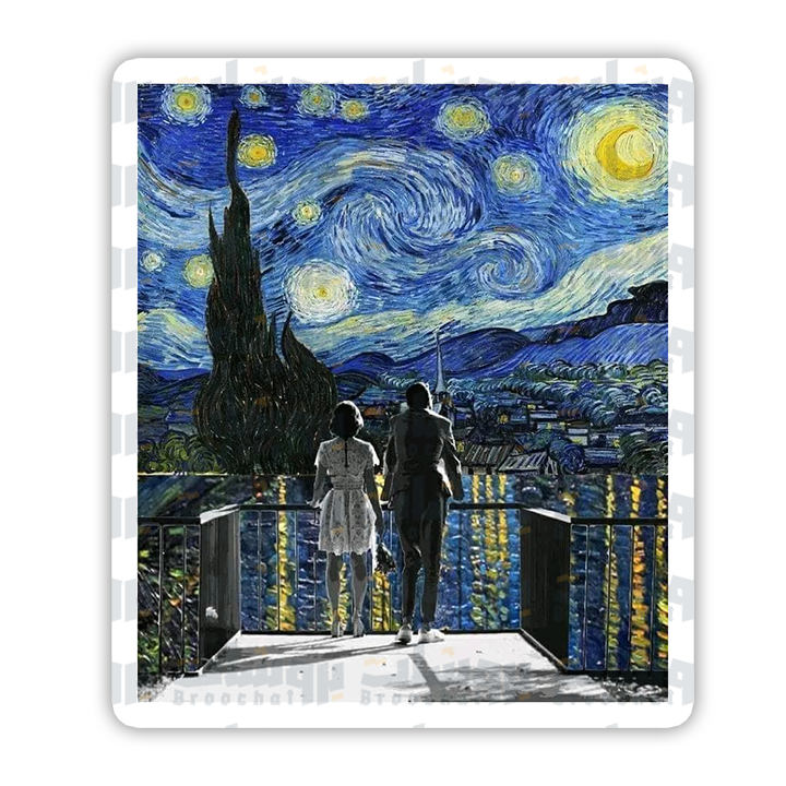 The Starry Night Sticker