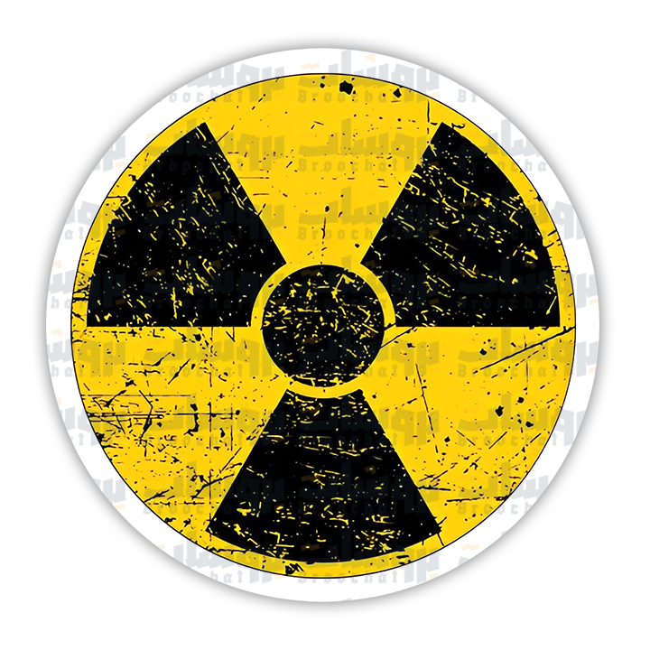 Radiation Warning Sticker