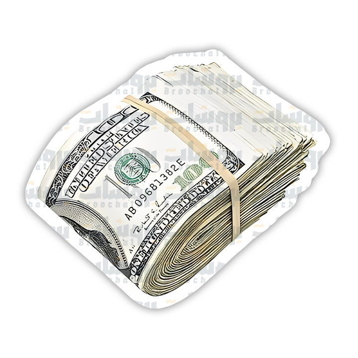 Dollars Sticker